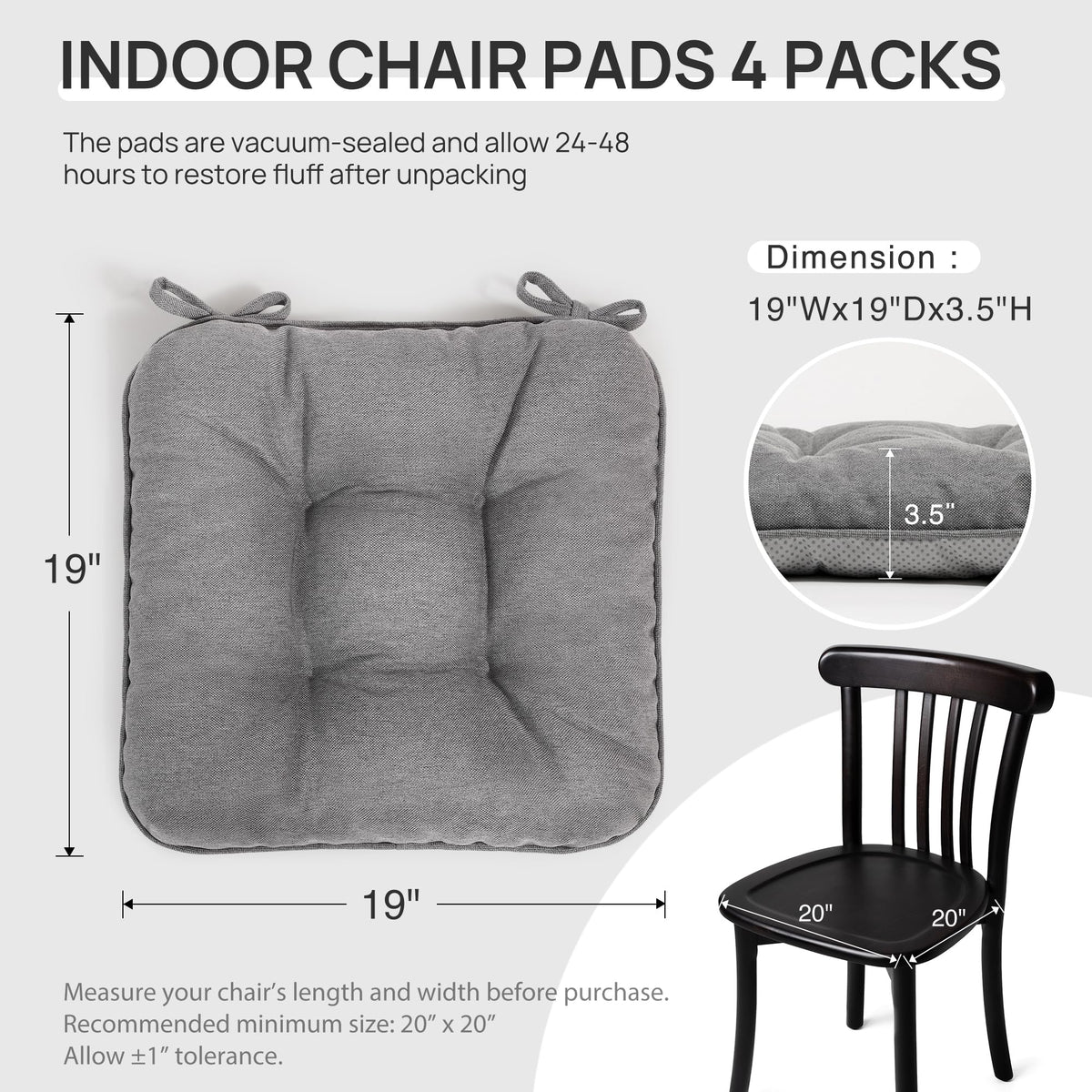 Love's cabin cushion with non-slip bottom stabilizes on hard floors.
