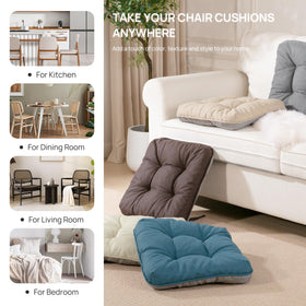 Love's cabin dining chair pad shown in a dining setup for everyday use.