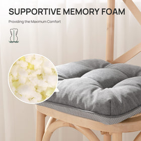 Love's cabin grey office chair cushions maintain support and style.