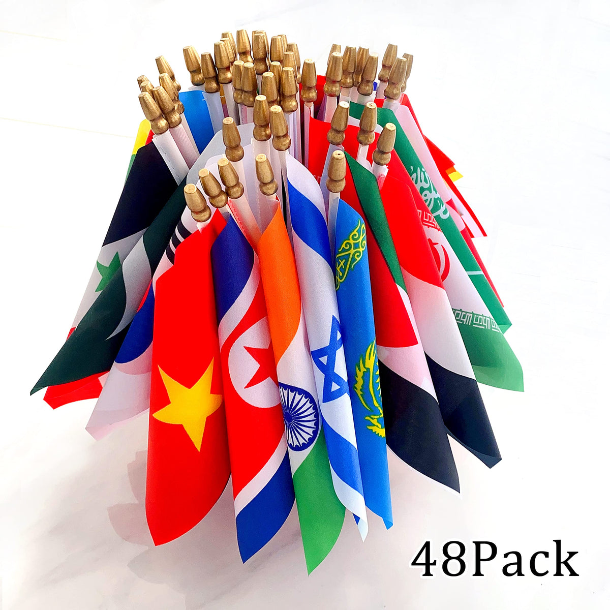 LoveVC flags feature vivid colors and precise edge stitching
