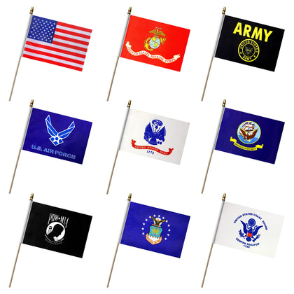 LoveVC American flag from the military flag set for Memorial Day displays