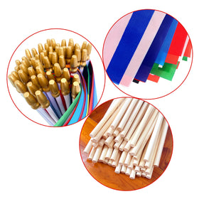 LoveVC wood sticks with kid-safe top ensure safe handling