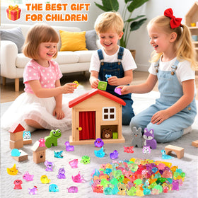 LOVEXIRAN luminous mini dog figure glowing in dollhouses