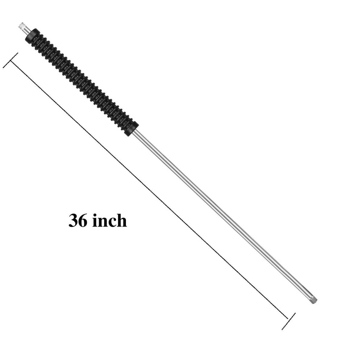 LOVHO chromium-plated extension wand durable and corrosion resistant.