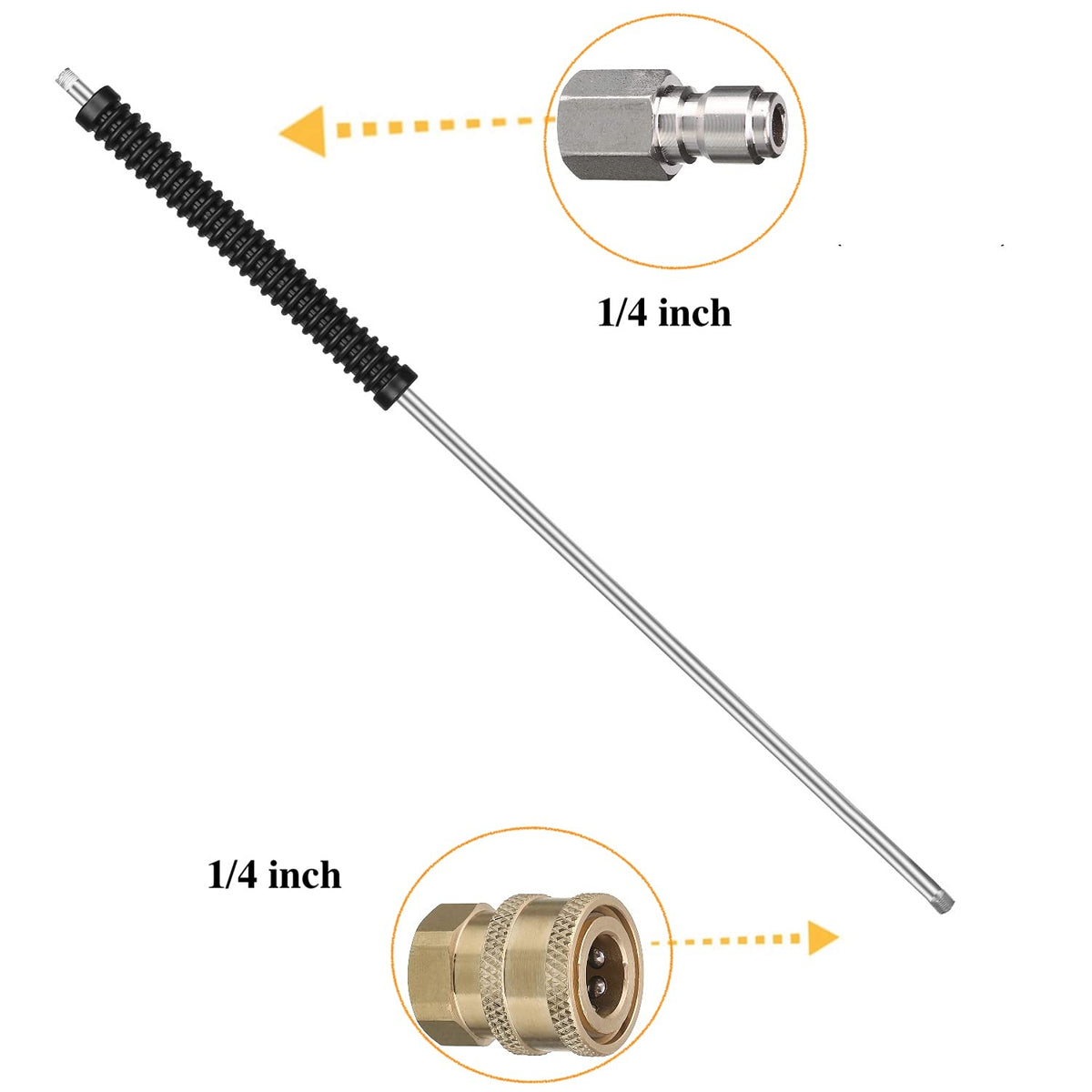 LOVHO quick connectors 1/4 inch for easy attachment and versatility.