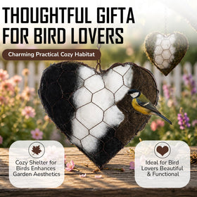 Eco-friendly Lovixa nesting heart made from chemical-free alpaca fiber.