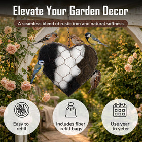 Natural nesting material from Lovixa helps birds build cozy nests.