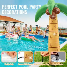 LOVTILAK outdoor palm tree installation kit ready for setup