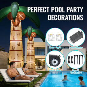 LOVTILAK windproof palm tree base provides stability outdoors