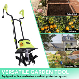 LOVTILLER ideal for small gardens and raised beds for efficient prep.