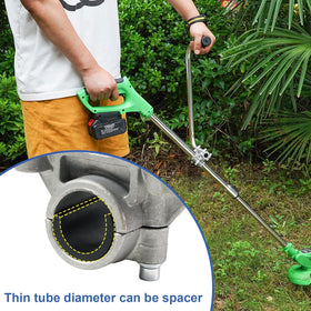 LOVYNO weed eater handle lightweight aluminum construction for portability and durability.