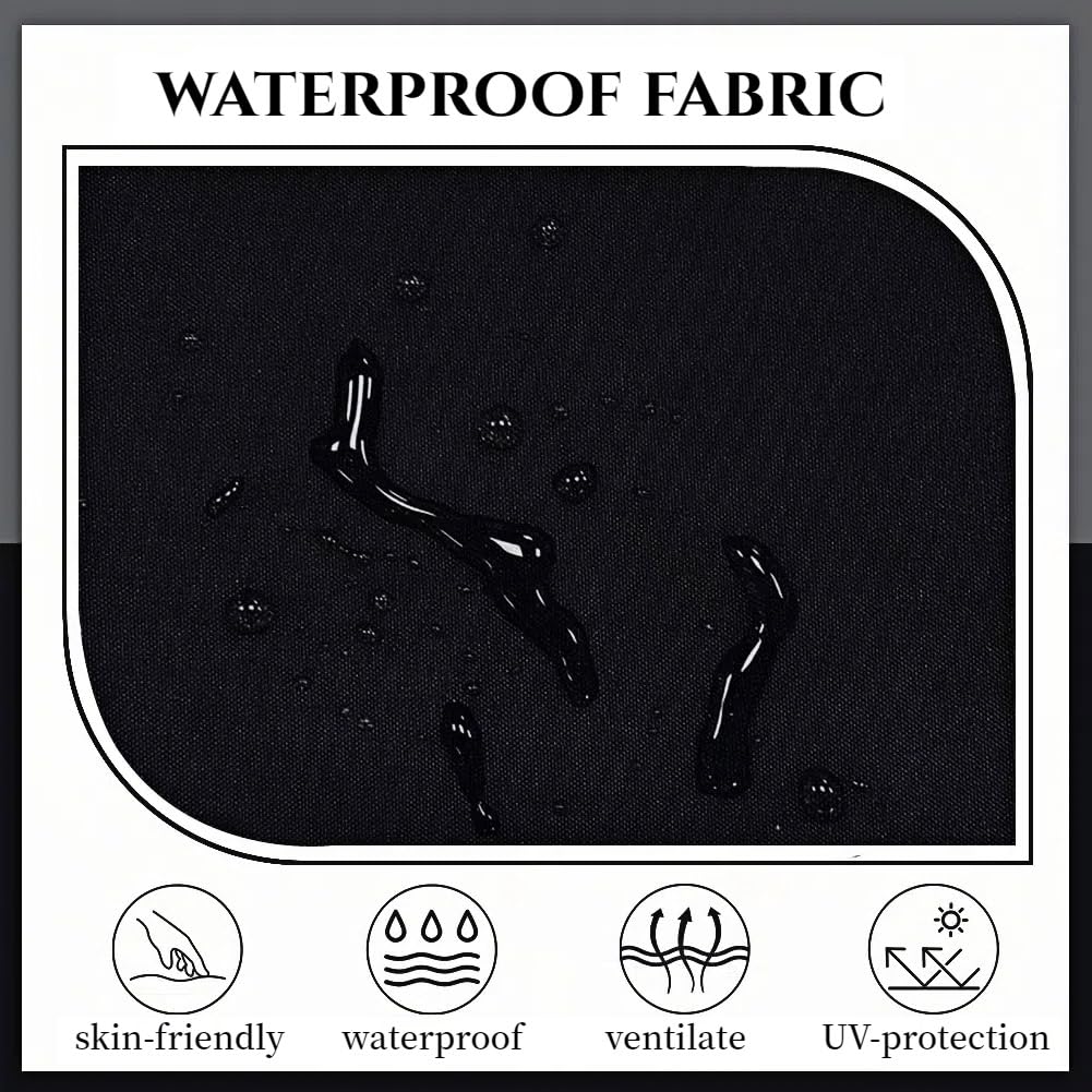 LOWEMN Oxford fabric cover resists fading and stays easy to clean