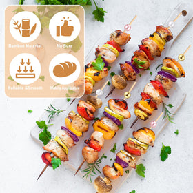 LOYIM colorful pearl toothpicks ideal for appetizers and garnished drinks at events.
