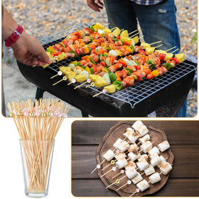 LOYIM pearl toothpicks add a festive touch to appetizers and desserts.