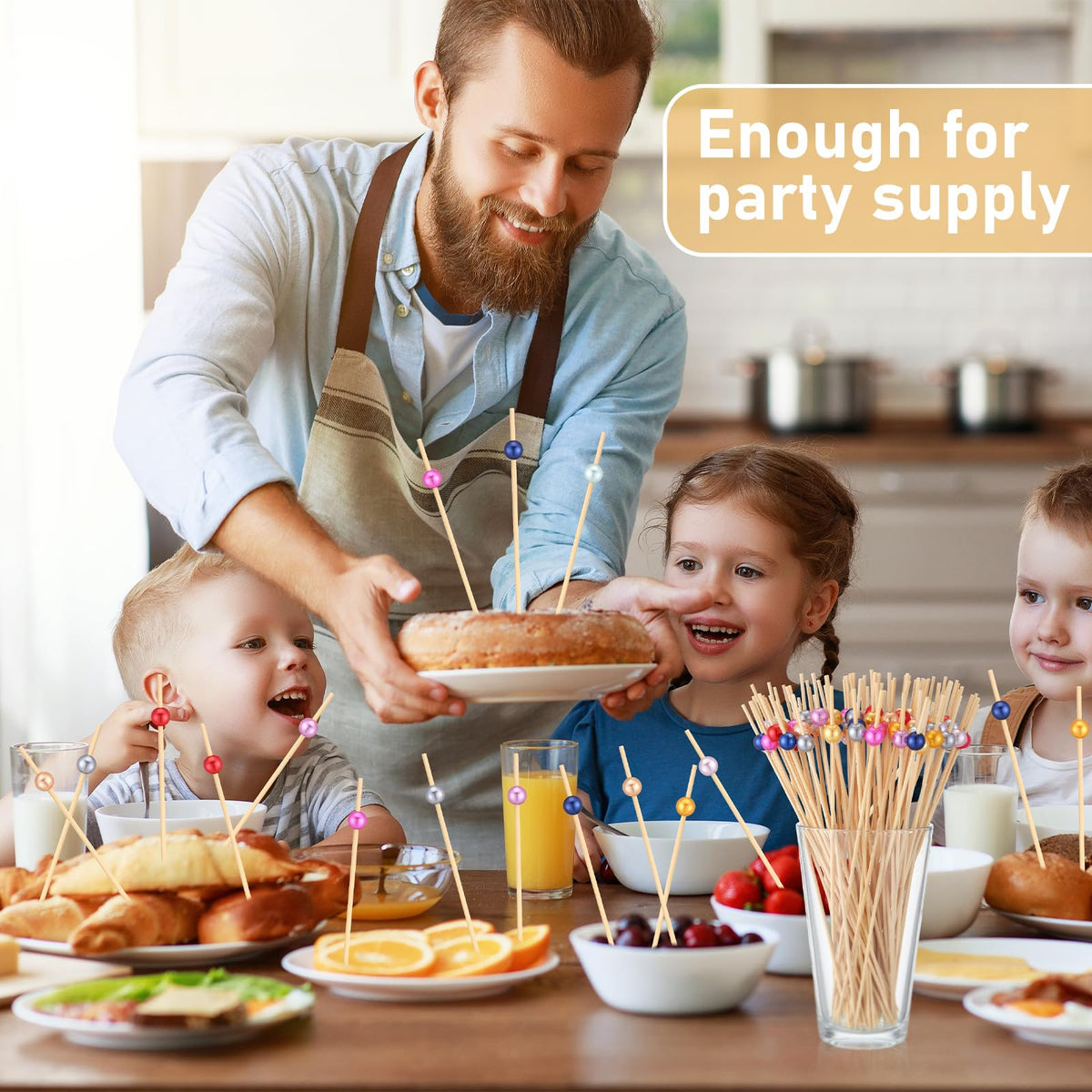 LOYIM wedding and birthday party toothpicks for stylish serving
