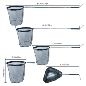 LPEIEB Catch Net head folded for easy transport and compact storage.