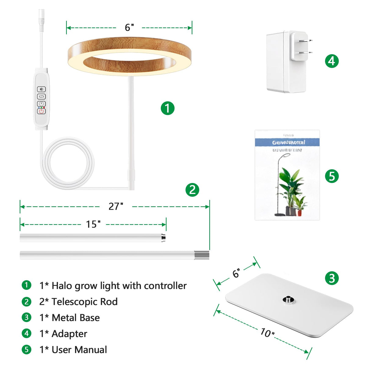 LPMZMBL Faux wood design adds a stylish touch to home grow spaces.