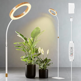 LPMZMBL One Head Grow Light full spectrum for seedling to bloom indoors.