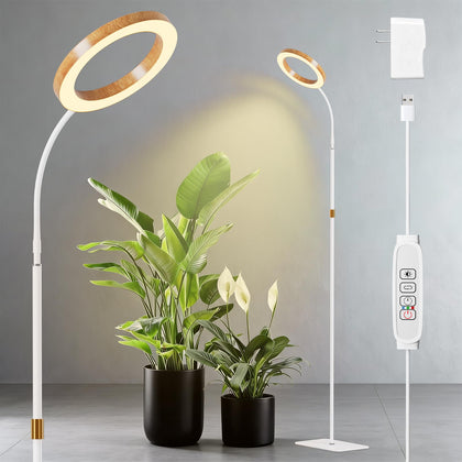 LPMZMBL One Head Grow Light full spectrum for seedling to bloom indoors.
