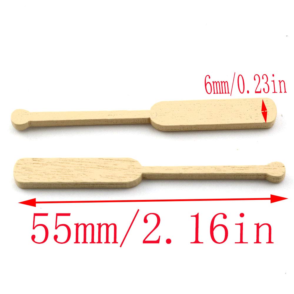 LQ Industrial miniature boat with oars for model decoration