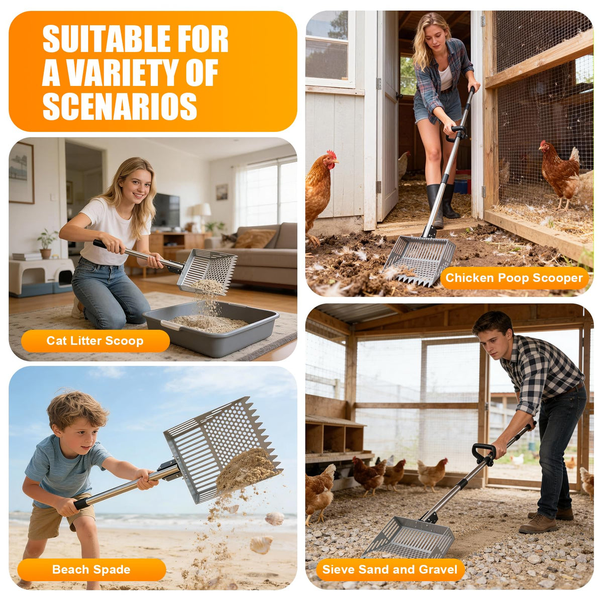 LQWY multi-surface cleaner used in coops, stalls, hutches, and garden beds