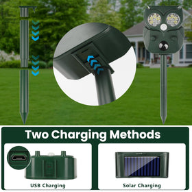 LRENQLLY yard and garden deterrent suitable for patios and lawns