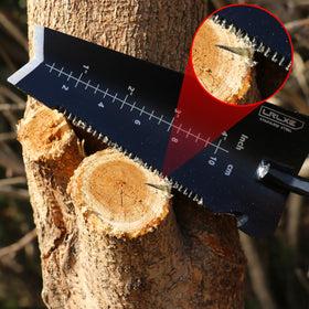 LRLXE shovel shows depth markings to check soil depth during planting