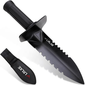 LRLXE metal detector shovel serrated-edge for precise digging and easy penetration.