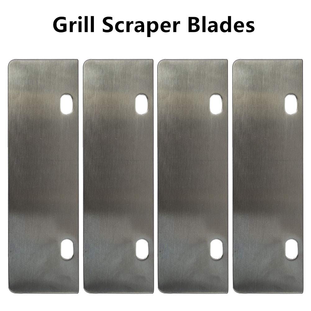 LRui easy-clean grill scraper blades; rinse and maintain hygiene easily