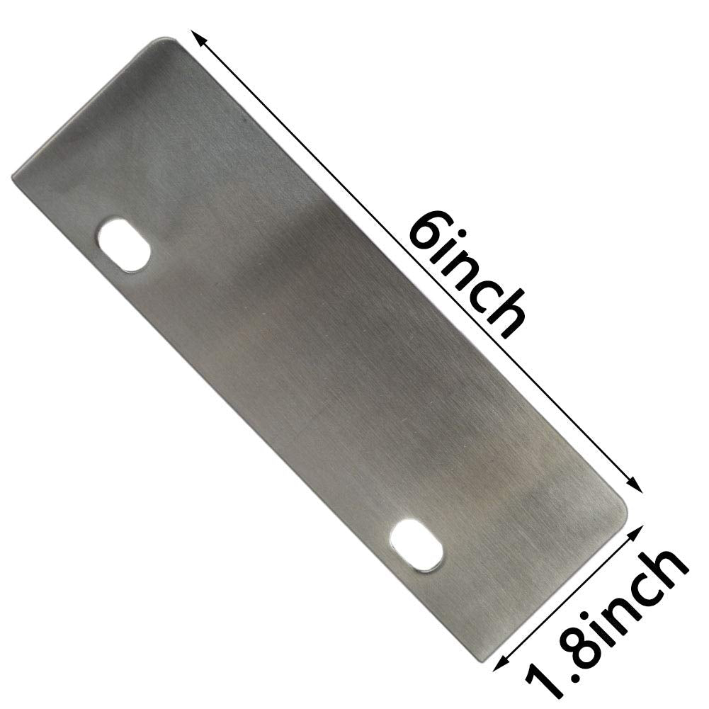 LRui replaceable blade bundle for 6-inch grill scraper keeps grills performing smoothly