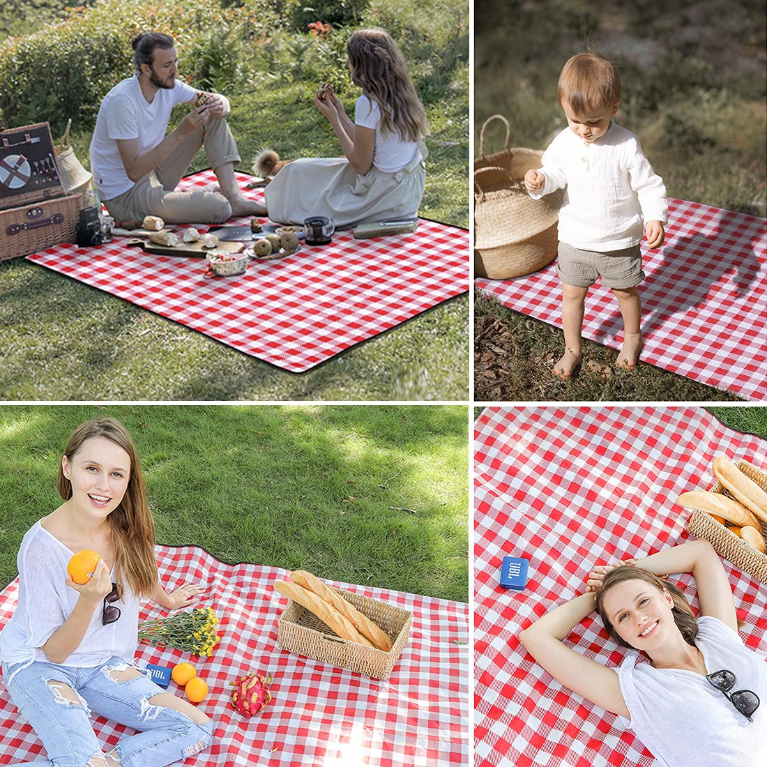 LRUUIDDE easy-clean-dirt-sand-wipe-blanket cleans quickly after outings
