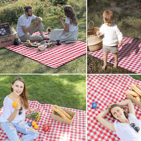 LRUUIDDE easy-clean-dirt-sand-wipe-blanket cleans quickly after outings