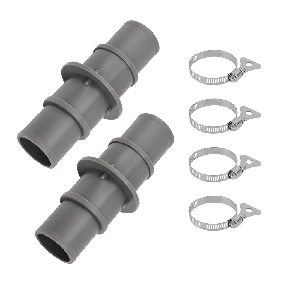 LRWZOV pool hose adapter 1-25 1-5 inch connection provides universal compatibility with pool vacuums.
