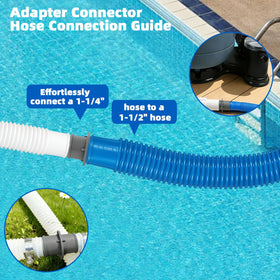 LRWZOV pool hose adapter features durable construction to support ongoing pool maintenance.