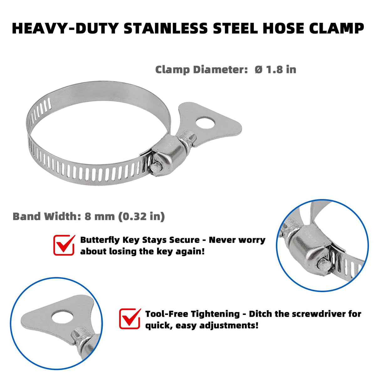 LRWZOV pool hose adapter offers easy tool-free installation with clear steps and secure attachment.