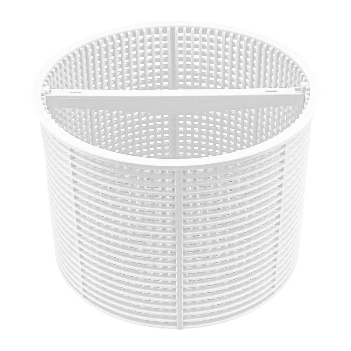 LRWZOV pool skimmer basket blue front view filters leaves efficiently for Hayward SPX1082CA and Aladdin B-152.