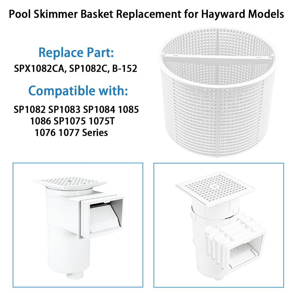 LRWZOV pool skimmer basket durability highlights chemical resistance during water exposure.