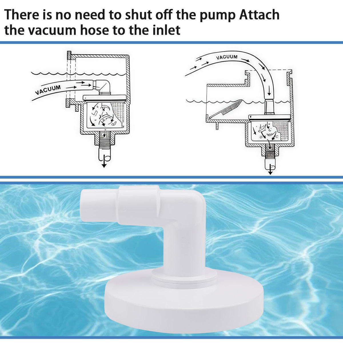 LRWZOV SP11041 90-degree elbow adapter enables seamless hose integration