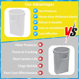 LRWZOV SPX3000M engineering plastic basket for durable pool filtration