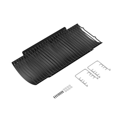 LS'BABQ adjustable ash pan 23–34 inch for versatile charcoal grilling, easier cleanup