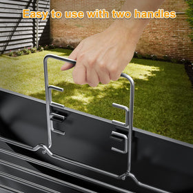 LS'BABQ replacement ash pan fits multiple Chargriller and Charbroil models.