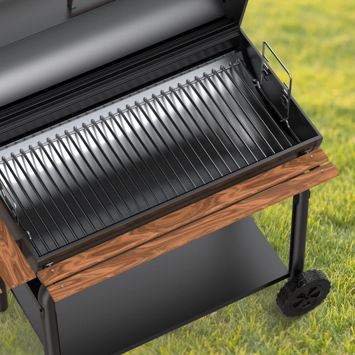 LS'BABQ design makes cleaning quick and simple after grilling.
