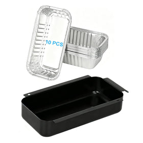 LS'BABQ grease tray with 10 aluminum drips keeps your grill clean and easy to maintain.