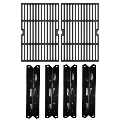 LS'BABQ cast iron cooking grates for Kenmore; durable heat retention for even searing