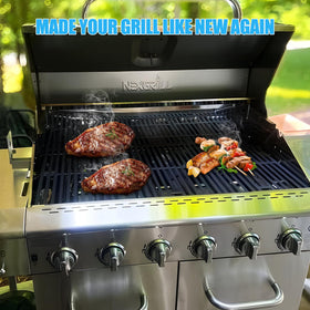 LS'BABQ Nexgrill deluxe 6-burner kit ready for installation