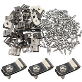 LSGCQ wire fence clips package for quick, secure mounting on posts.