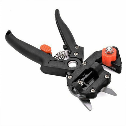LSLANSOON 2-in-1 grafting tool pruner for precise fruit tree cuts.