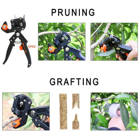 LSLANSOON anti-skid ABS handle provides secure grafting grip.