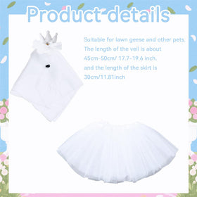 LSMVPP veil creates delicate bridal flair on porch geese
