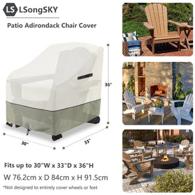 LSongSKY drawstring hem closure keeps the cover secure on windy days